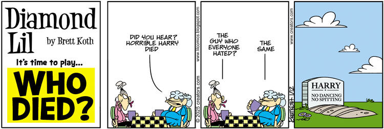 Diamond Lil for Jan 12, 2025