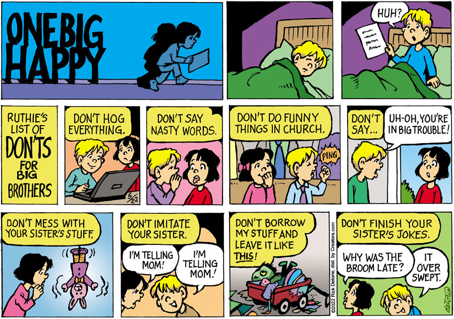 One Big Happy® for May 22, 2022