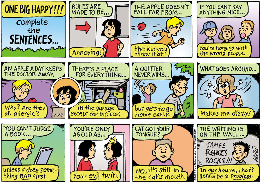 One Big Happy® for Jul 24, 2022