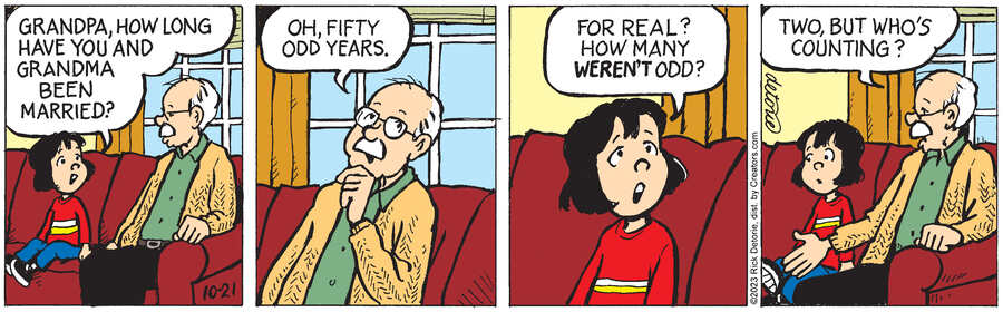 One Big Happy® for Oct 21, 2023