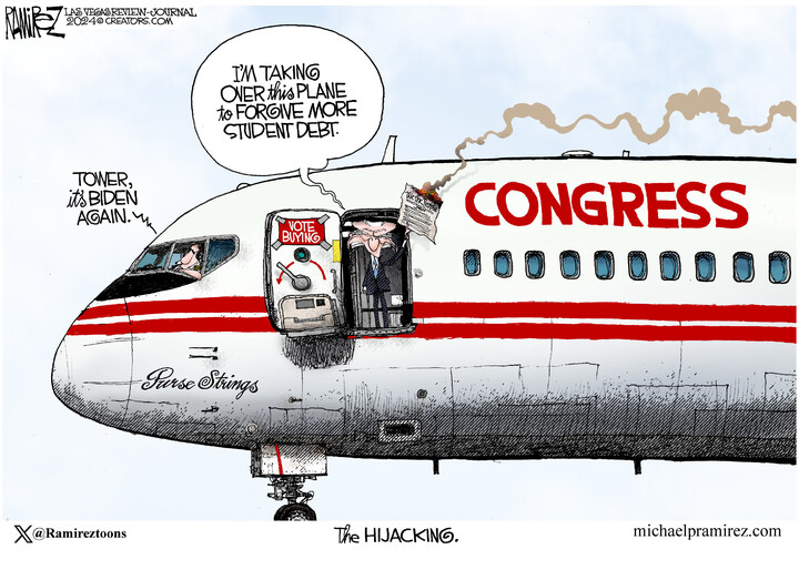 Michael Ramirez for Feb 29, 2024