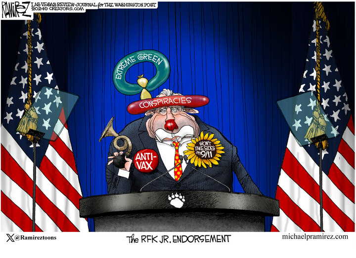 Michael Ramirez for Aug 30, 2024