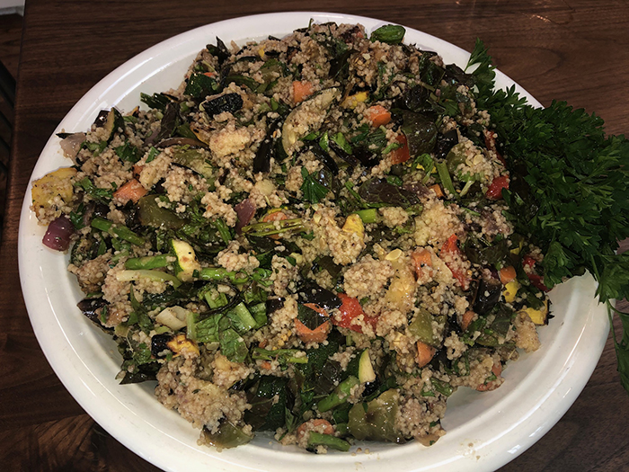 Couscous and grilled vegetables