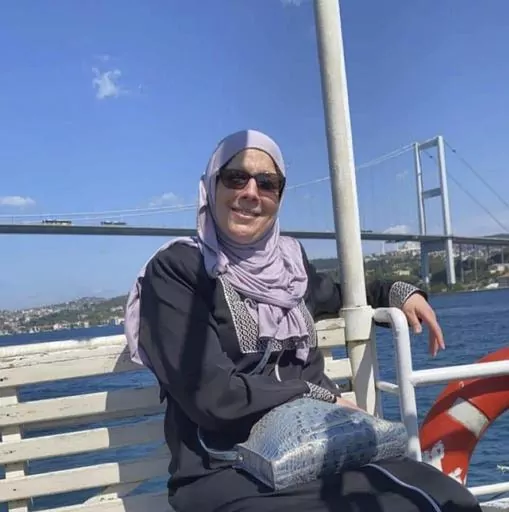 This undated family photo shows Samaher Esmail, a Palestinian-American from Louisiana who is being tried in Israeli military court for incitement, pictured on a family trip to Turkey. Esmail who was beaten, dragged out of her home and detained by Israeli authorities for over three weeks was released on bail Thursday Feb. 29, 2024 to wait out the remainder of her trial in the West Bank, the latest case to draw international attention to the prosecution of an American in Israeli military court. (F