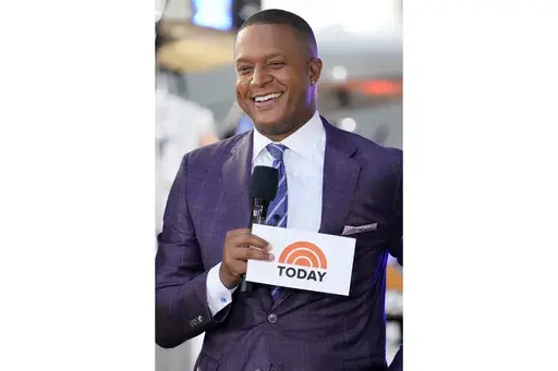 Craig Melvin appears on NBC's "Today" show in New York on Aug. 11, 2023. (Photo by Charles Sykes/Invision/AP, File)
