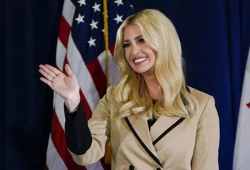 Ivanka Trump, daughter and adviser to President Donald Trump, waves to supporters during a campaign event Nov. 2, 2020, at the Iowa State Fairgrounds, in Des Moines, Iowa. Ivanka Trump, who was among those closest to him during the insurrection at the Capitol, is set to testify Tuesday before the Jan. 6 committee, according to three people familiar with the situation who were granted anonymity to discuss it. (AP Photo/Charlie Neibergall, File)