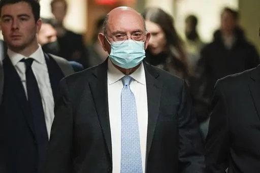 The Trump Organization's former Chief Financial Officer Allen Weisselberg arrives at a New York courtroom, Nov. 15, 2022. Manhattan prosecutors are weighing a potential perjury charge against Weisselberg, Donald Trump’s former corporate finance chief, in connection with testimony he gave in October 2023 at the ex-president’s New York civil fraud trial, two people familiar with the matter told the Associated Press. (AP Photo/Seth Wenig, File)