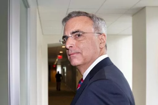 Pat Cipollone, the former White House counsel under President Donald Trump, arrives at an interview room in the O'Neill House Office Building to answer questions from investigators with the Jan. 6 Select Committee, on Capitol Hill in Washington, July 8, 2022. A federal grand jury investigating the Jan. 6, 2021 assault on the U.S. Capitol has subpoenaed Cipollone as well as his top deputy, Patrick Philbin, according to a person familiar with the matter. (AP Photo/J. Scott Applewhite, File)