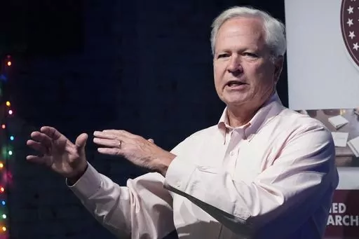 Ted Henifin, interim third-party manager appointed by the U.S. Department of Justice to help fix the long-troubled water system of the Mississippi's capital city, speaks about the expansive list of reforms the city's water department is undertaking, June 5, 2023, in Jackson, Miss. Henifin is also being assigned to correct problems with Jackson's sewer system, under an order by a federal judge on Wednesday, July 26. (AP Photo/Rogelio V. Solis, File)