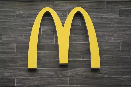 This photo shows a logo of a McDonald's restaurant in Havertown, Pa., on April 26, 2022. A report says McDonald’s has closed its U.S. offices for a few days as the company prepares to inform employees about layoffs. (AP Photo/Matt Rourke)