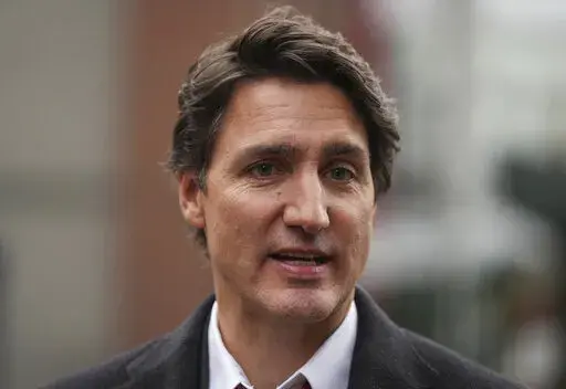 Canadian Prime Minister Justin Trudeau speaks in Vancouver, British Columbia, Sunday, Jan. 22, 2023. On Saturday, Feb. 11, 2023, Trudeau said that on his order a U.S. warplane shot down an unidentified object that was flying high over northern Canada, acting a day after U.S. planes took similar action over Alaska. (Darryl Dyck/The Canadian Press via AP, File)