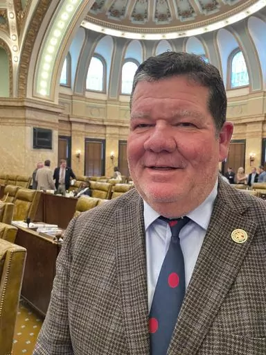 CORRECTS COMMITTEE NAME - Mississippi state Rep. Sam Creekmore, R-New Albany, speaks Friday, Jan. 12, 2024, in the state Capitol in Jackson, Miss., after he was named the new chairman of the House Public Health and Human Service Committee. Creekmore says he agrees with House Speaker Jason White that Mississippi should consider expanding Medicaid to people working in lower-income jobs that don't provide health insurance. (AP Photo/Emily Wagster Pettus)