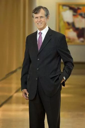 In this October 2017 photo provided by Butler Snow LLP, James B. Tucker poses for a picture, in Ridgeland, Miss. Tucker, an attorney who prosecuted corrupt Mississippi public officials during a 30-year career with the Justice Department, died Tuesday, Dec. 28, 2021. He was 82. (Barrett Photography: Michael & Dianne/Butler Snow LLP via AP)