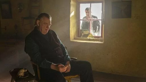 This image released by Searchlight Pictures shows Brendan Gleeson in "The Banshees of Inisherin." (Searchlight Pictures via AP)
