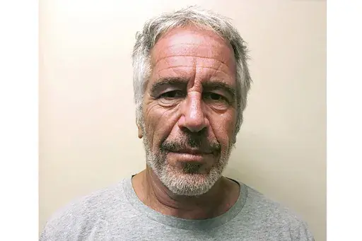 This photo provided by the New York State Sex Offender Registry shows Jeffrey Epstein, March 28, 2017. On Monday, July 1, 2024, Florida Circuit Judge Luis Delgado released the transcripts of a 2006 grand jury investigation that looked into sex trafficking and rape allegations made against Epstein. (New York State Sex Offender Registry via AP, File)