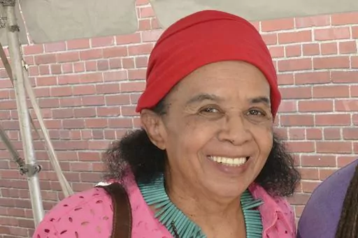 This photo provided by Deborah Menkart shows Dorie Ladner at the African American Civil War Memorial Museum, May 16, 2015, in Washington. Ladner, a longtime fighter for freedom and equality in her home state of Mississippi with contributions to the NAACP, the Student Nonviolent Coordinating Committee and voter registration drives, has died, her family confirmed. “My beloved sister, Dorie Ladner, died peacefully on Monday, March 11, 2024,” her younger sister, Joyce Ladner, wrote on Facebook. 