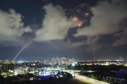 Israeli Iron Dome air defense system fires to intercept a rocket fired from the Gaza Strip, in Ashkelon, Israel, Thursday, Oct.19, 2023. Since Israel activated the Iron Dome in 2011, the cutting-edge rocket-defense system has intercepted thousands of rockets fired from the Gaza Strip. By Israeli military estimates, Hamas has already fired 7,000 rockets into Israel during the current war. (AP Photo/Tsafrir Abayov, File)
