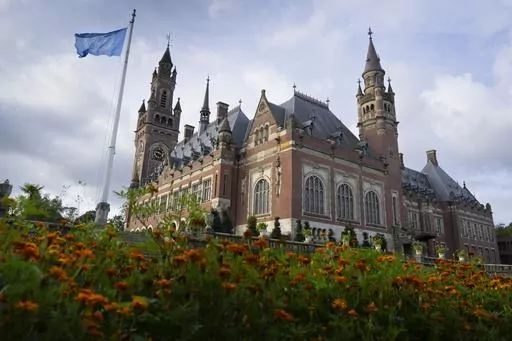 View of the Peace Palace which houses World Court in The Hague, Netherlands, on Sept. 19, 2023. South Africa has launched a case at the United Nations’ top court accusing Israel of genocide against Palestinians in Gaza and asking the court to order Israel to halt its attacks. South Africa’s submission filed Friday, Dec. 29, 2023, at the International Court of Justice alleges that “acts and omissions by Israel ... are genocidal in character”.. (AP Photo/Peter Dejong)